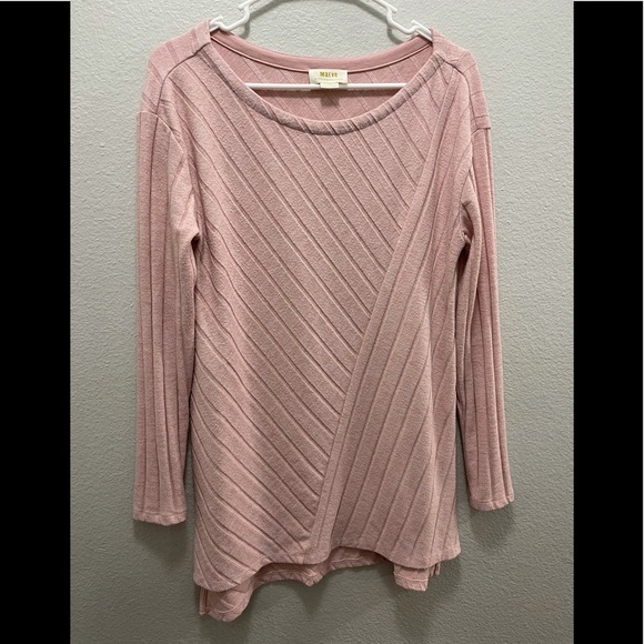 Maeve by anthropologists pink long sleeve - Picture 2 of 3